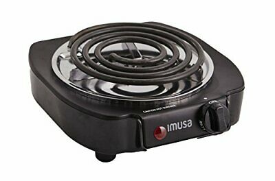 USA GAU-80305 Electric Single Burner 1100 Black 1100W Electric Single Burner - Fresh Stock Dated February 2026