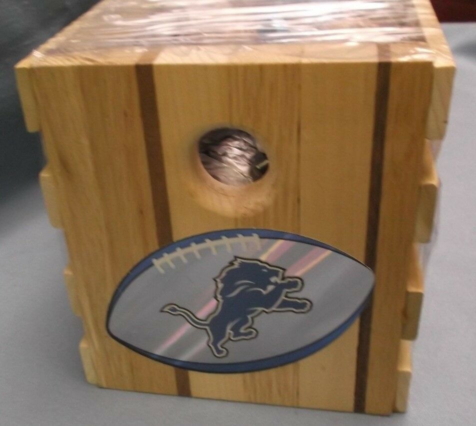Detroit Lions tailgate gift Wood Fire Starters (Wood Chips &Wax) fireplace - Fresh Stock Dated January 2026