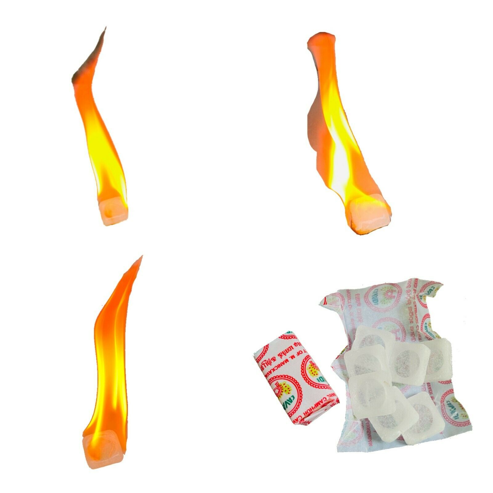 Instant Fire Lighter 70Pcs Camping Pine Tree Turpentine Tablets Camphor Bonfire - Fresh Stock Dated January 2026