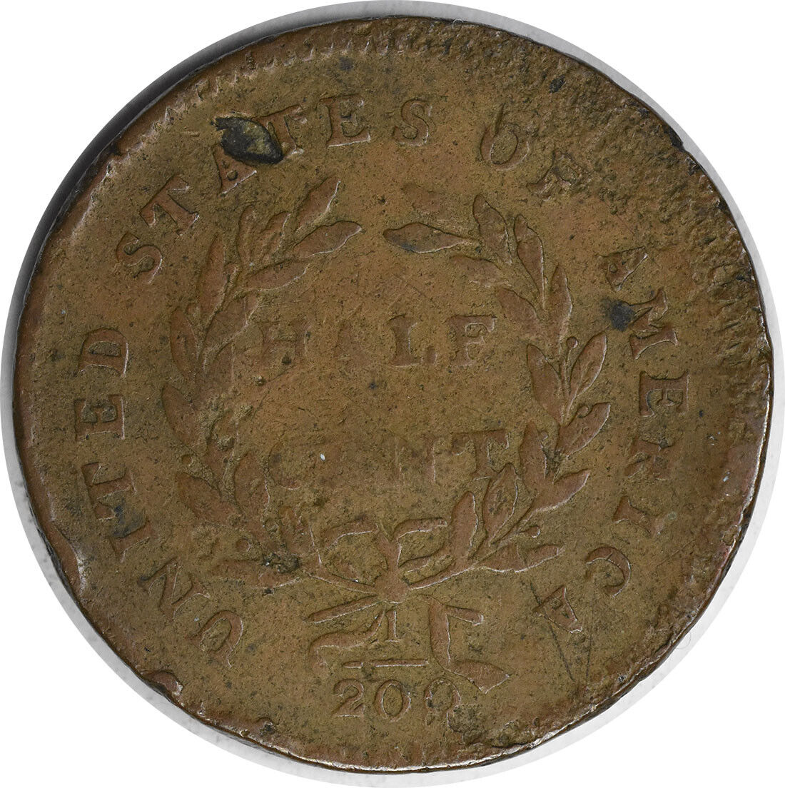 1794 Half Cent VF (Hits) Uncertified #959 - Fresh Stock Dated December 2025