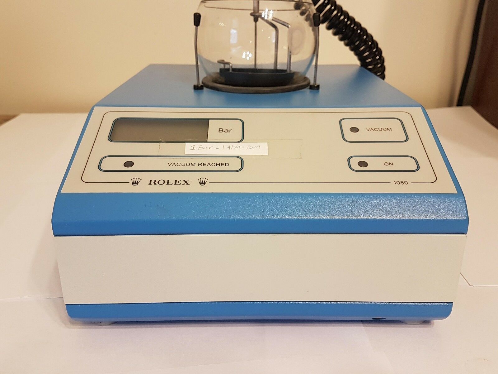 ROLEX VACUUM / PRESSURE TESTER REF 1050-B, WORKING WITH BOOK & ELECTRICAL CORD - Fresh Stock Dated December 2025