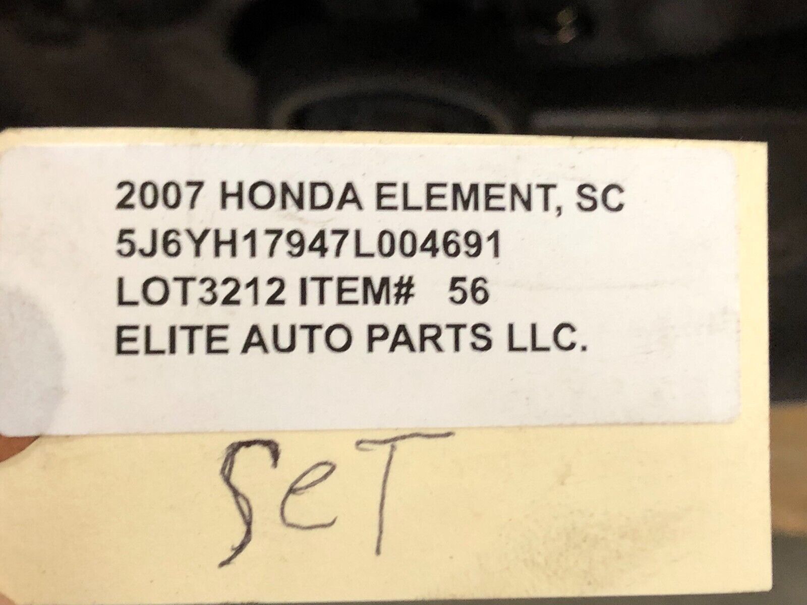 07-08 HONDA ELEMENT MANUAL TRANSMISSION ECU AND AXLES KIT SWAP TRANSMISS LOT3212 - Fresh Stock Dated December 2025
