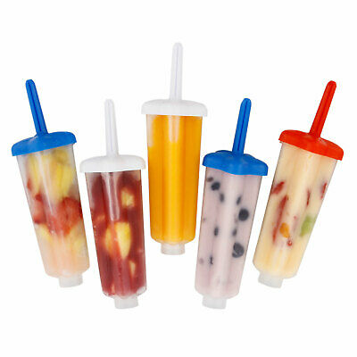 U.S. Kitchen Supply 18 Star Shape Ice Pop Molds Makers 6 Red, 6 White 6 Blue USA - Fresh Stock Dated January 2026