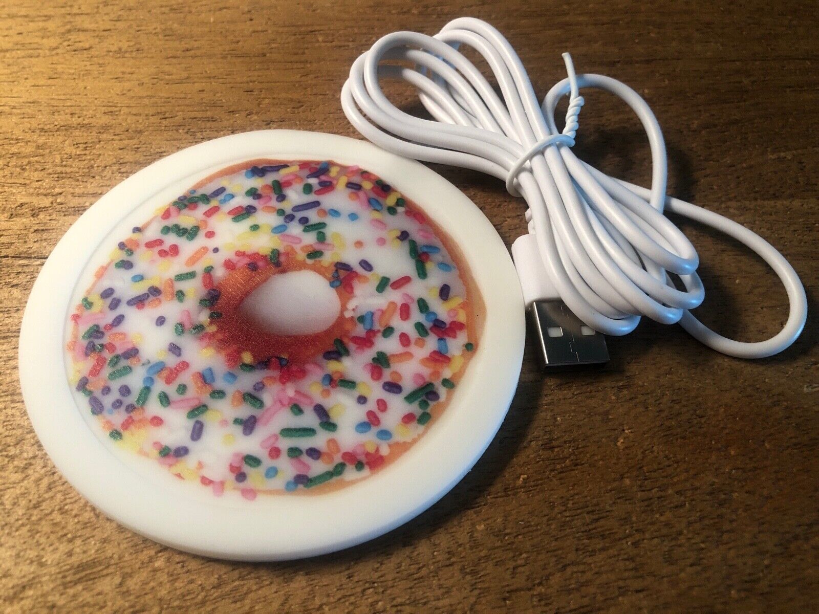 Donut USB Mug Warmer Made by Kikkerland NEW - Fresh Stock Dated February 2026
