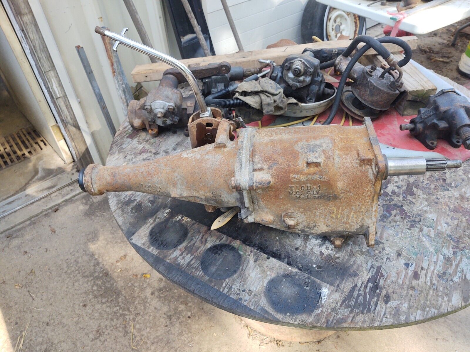 60 61 62 63 64 65 66 FORD FALCON MERCURY COMET BORG WARNER T10 4 SPEED + SHIFTER - Fresh Stock Dated December 2025