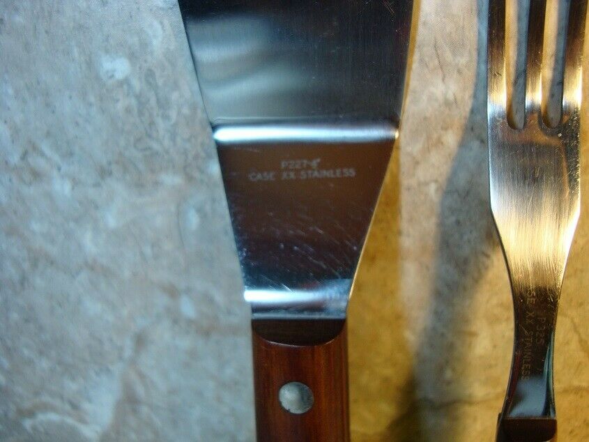 Case XX turner / spatula P227- 4 and fork P325 Great shape. NR .00 shipping - Fresh Stock Dated January 2026