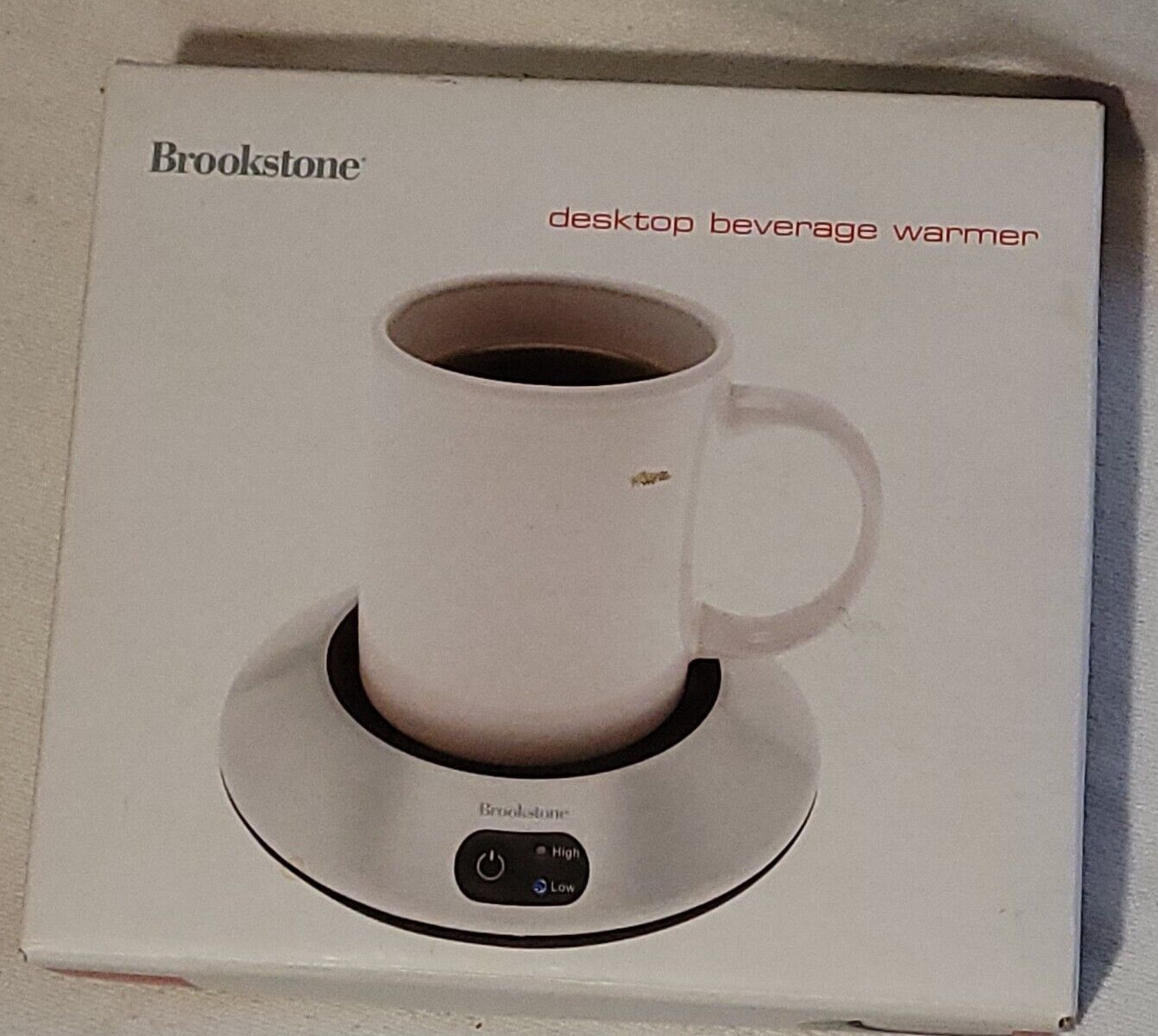 BROOKSTONE Keeps your favorite hot beverages at the perfect temperature New - Fresh Stock Dated February 2026