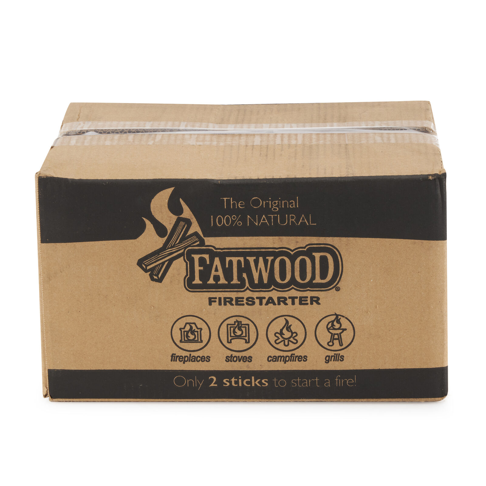 Better Wood Products 18 Pound Assorted Sizes Fire Wood Fatwood Firestarter Crate - Fresh Stock Dated January 2026