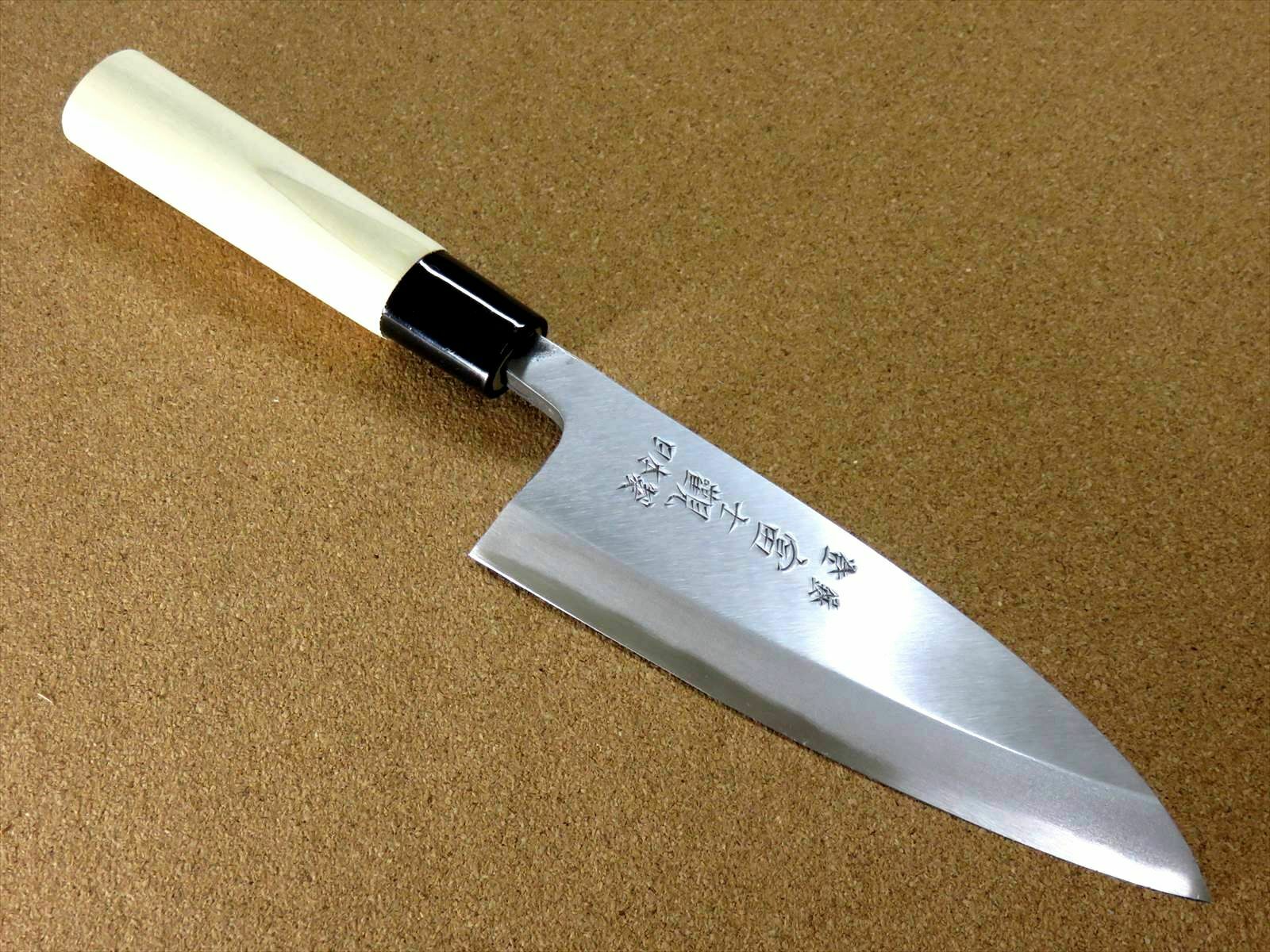 Japanese Kitchen Deba Knife 180mm 7.1 inch Single edged Right handed SEKI JAPAN - Fresh Stock Dated January 2026