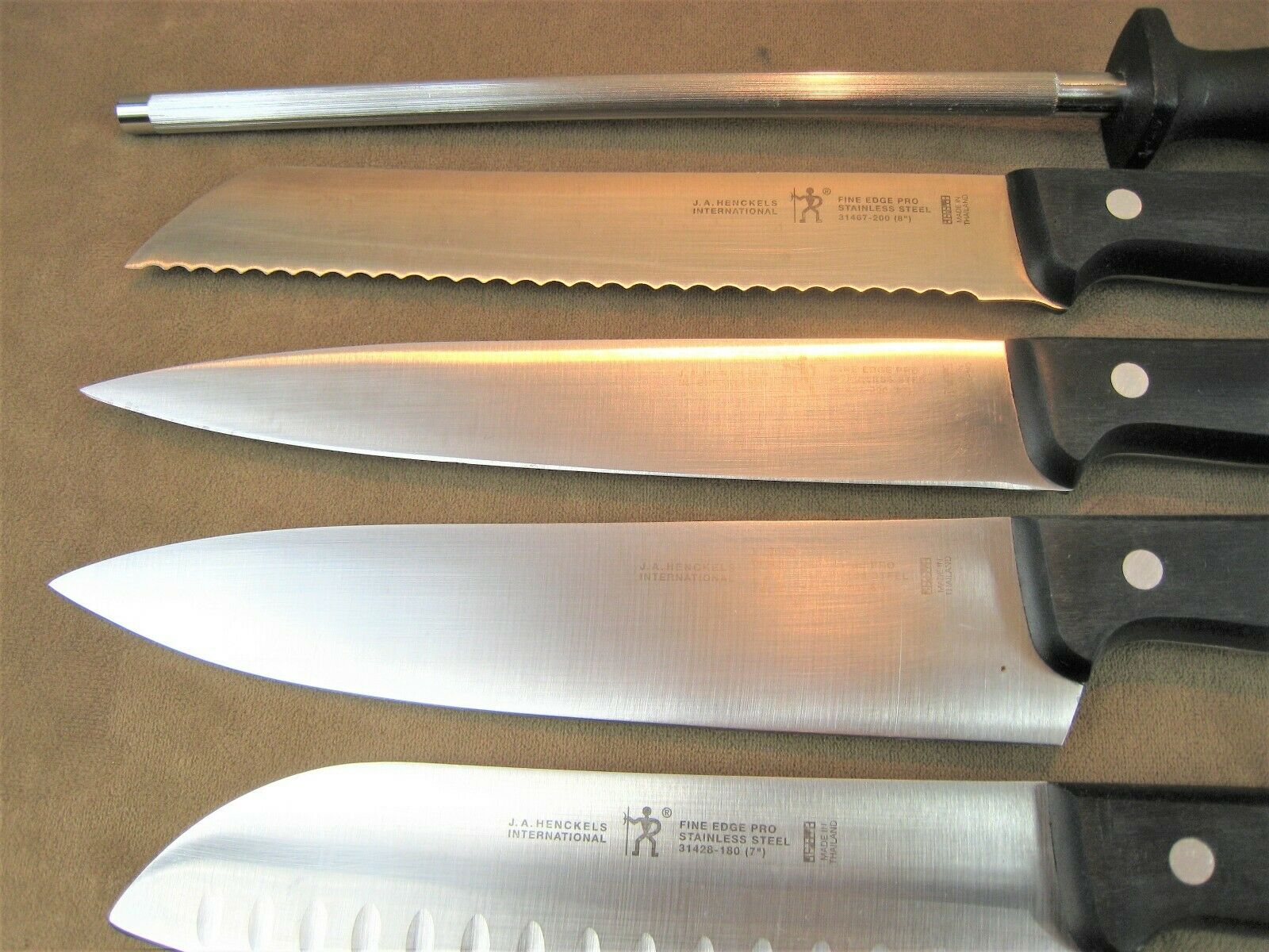 NICE! J.A. Henckels Fine Edge Pro Series Cutlery 10 Piece Knife Block Set - Fresh Stock Dated February 2026