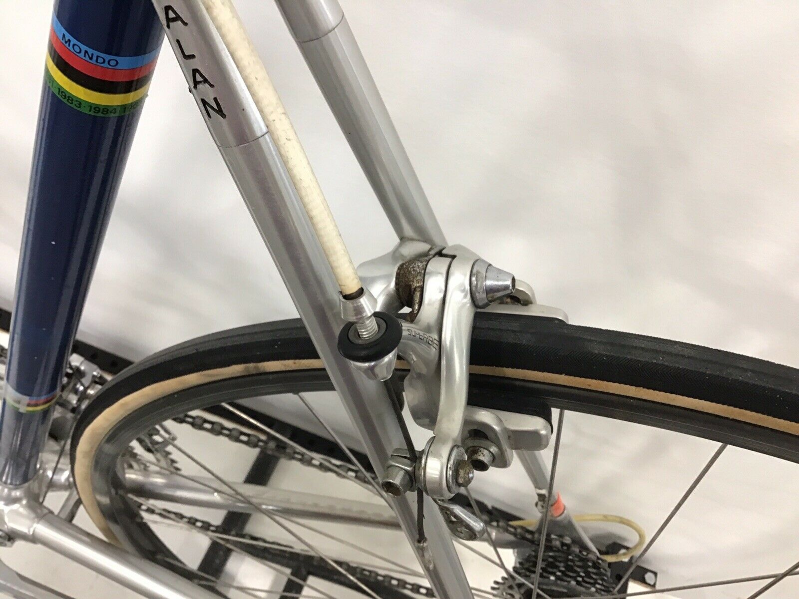 1980s Alan Record Road Bike Medium Steel Shimano/ Campagnolo/Suntour 6 Speed - Fresh Stock Dated January 2026