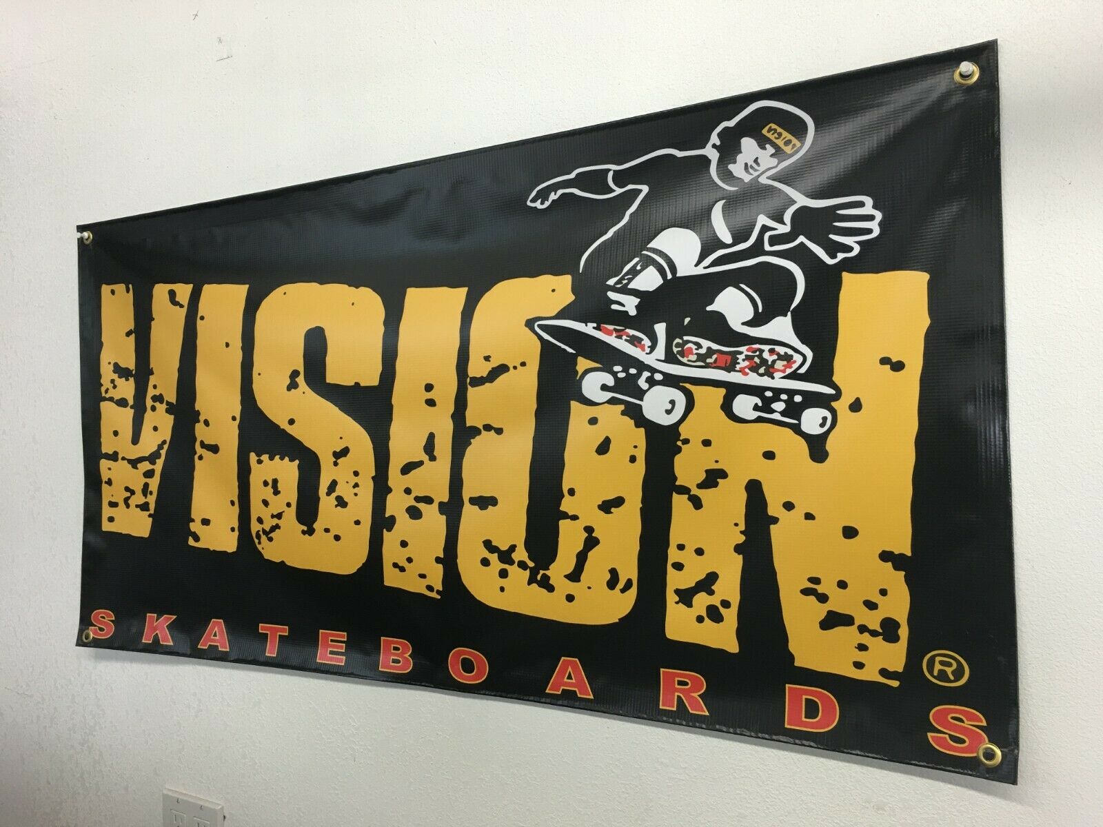 old school vision skateboard BANNER mark gonzales  4 X 2ft  skateboard mancave - Fresh Stock Dated December 2025