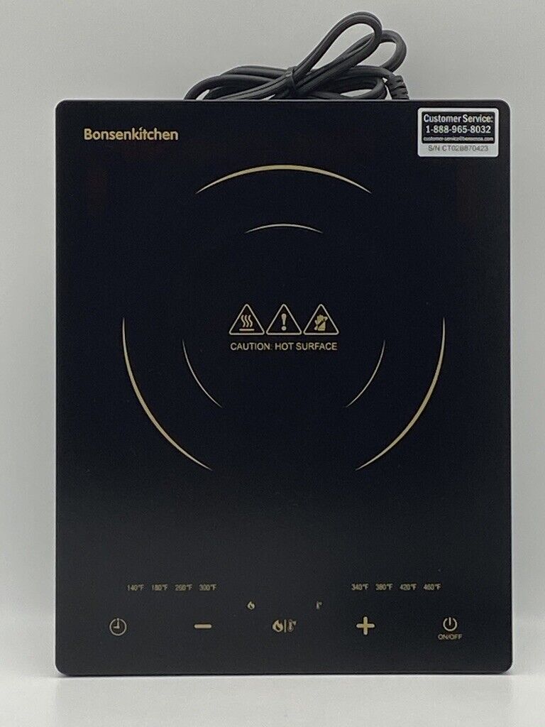 QTY (2) Bonsenkitchen Induction Cooktop Burner CHK-CCA16-US Portable Touch 1800W - Fresh Stock Dated February 2026