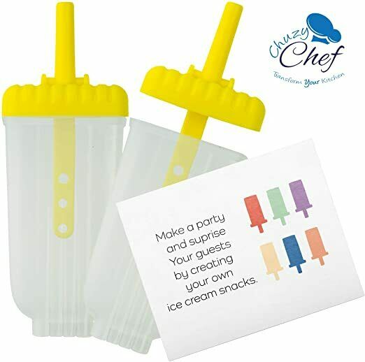 Popsicle Molds Set - 6 Pack Popsicle Mold Ice Popsicle Molds BPA Free Mold - Fresh Stock Dated February 2026