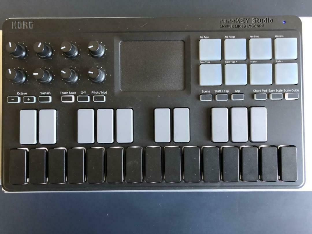Korg nanoKEY Studio Mobile Bluetooth USB Midi Keyboard Controller Used F/S Japan - Fresh Stock Dated December 2025