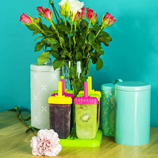 Popsicle Molds Set - 6 Pack Popsicle Mold Ice Popsicle Molds BPA Free Mold - Fresh Stock Dated February 2026