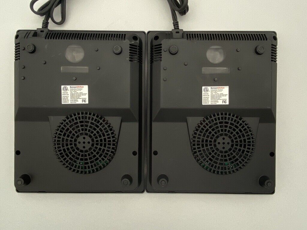 QTY (2) Bonsenkitchen Induction Cooktop Burner CHK-CCA16-US Portable Touch 1800W - Fresh Stock Dated February 2026