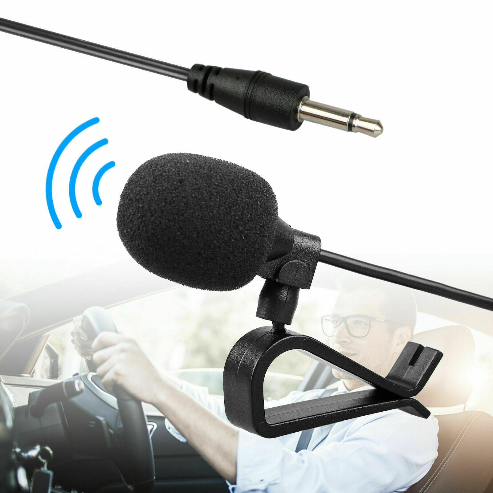 Car Radio Stereo GPS 3.5mm Microphone DVD Bluetooth Enabled Audio External Mic - Fresh Stock Dated January 2026
