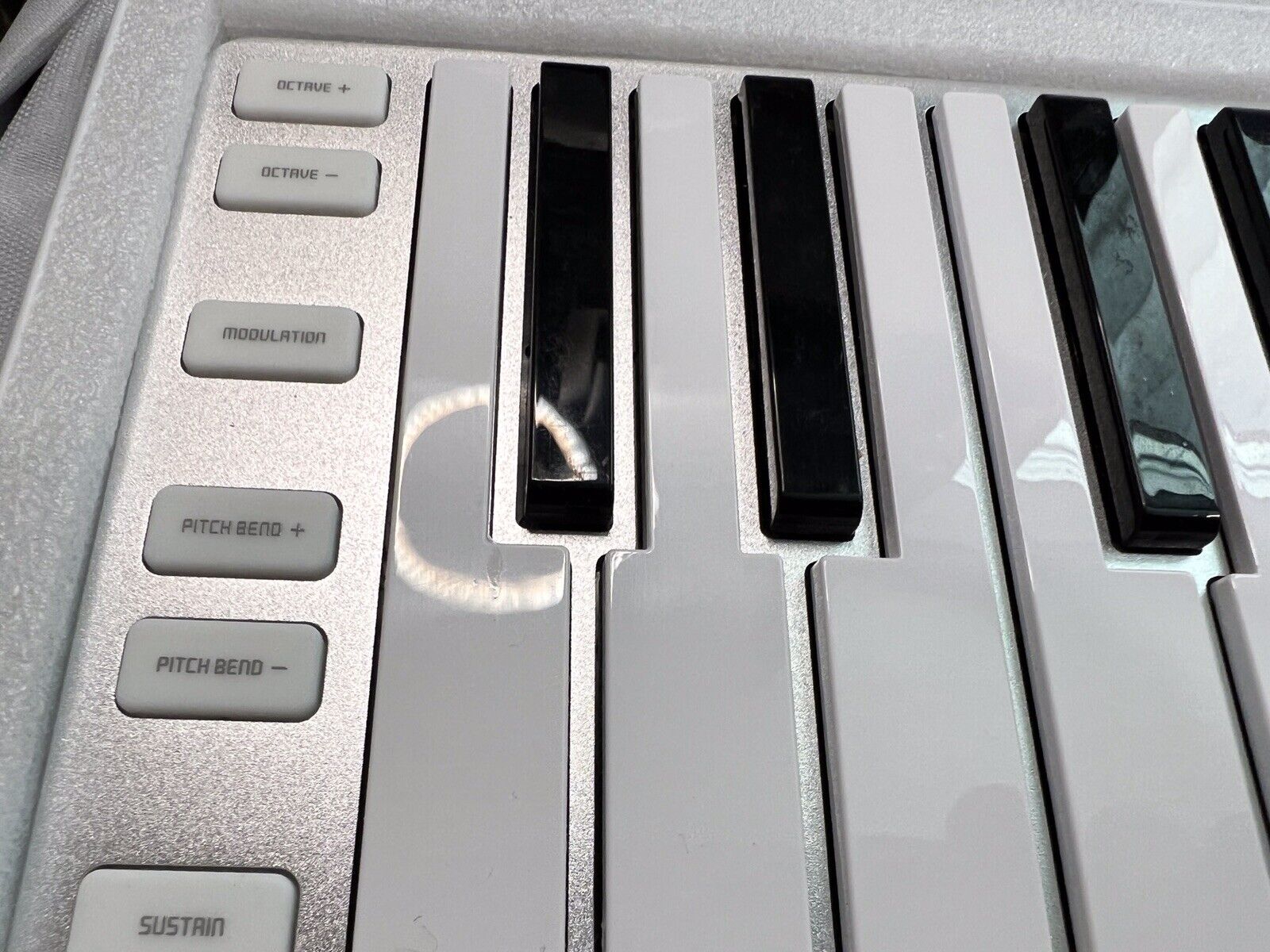 CME Xkey Air 25-Key Mobile Keyboard Bluetooth MIDI Controller Silver OPEN BOX - Fresh Stock Dated December 2025