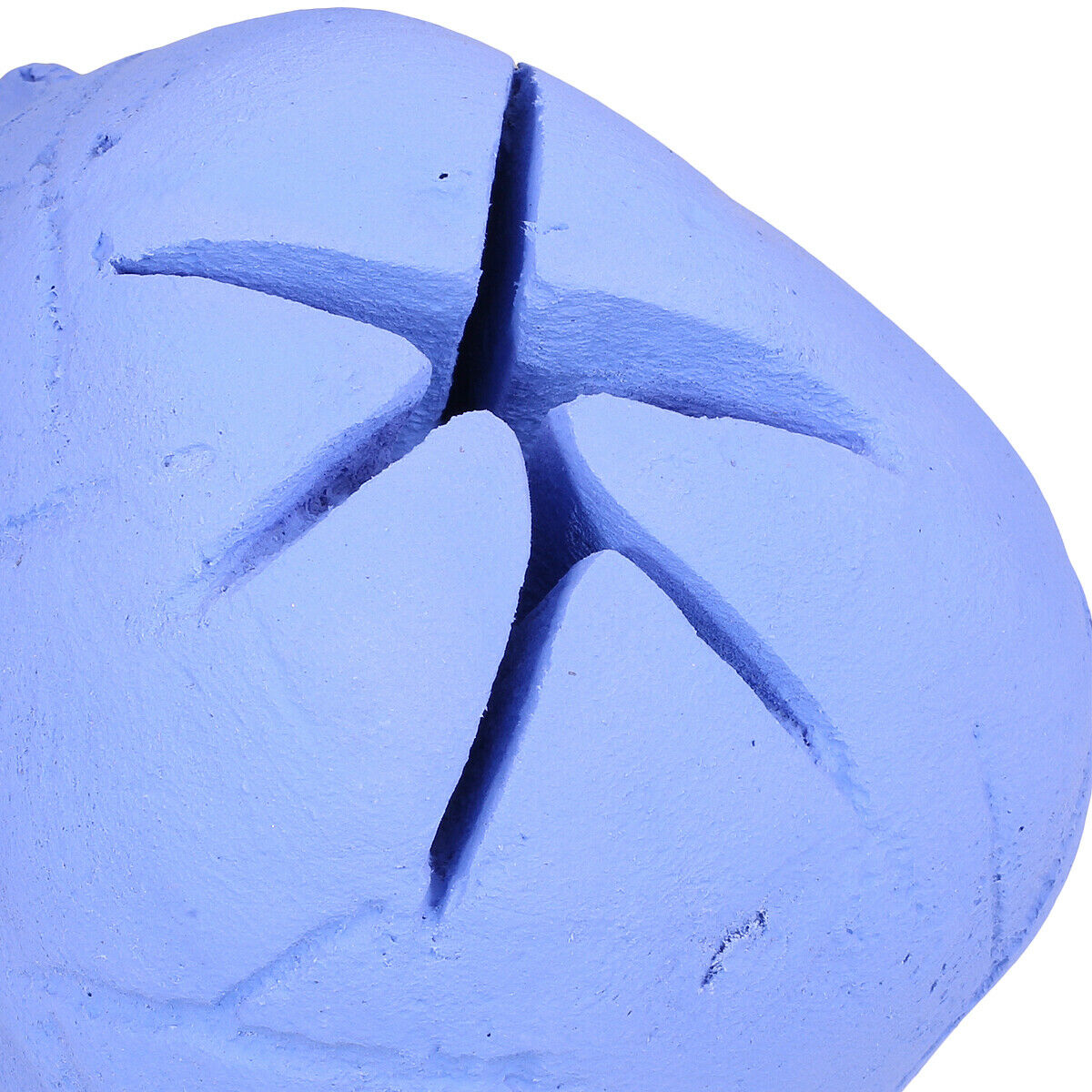 Ceramic Fireplace Skull For Fireplaces Halloween Decor Fire Pits BBQ - Blue - Fresh Stock Dated January 2026