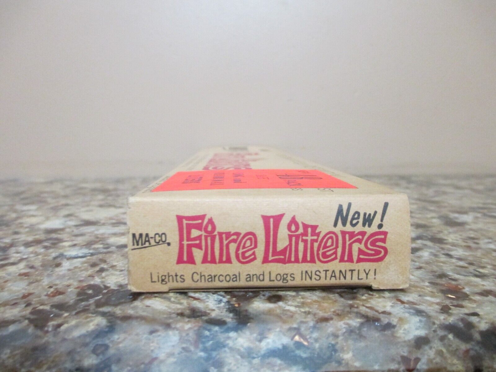 Box of 48 Vintage MA-CO FIRE LITERS Charcoal / Log Lighters Starters - NIB NOS - Fresh Stock Dated January 2026