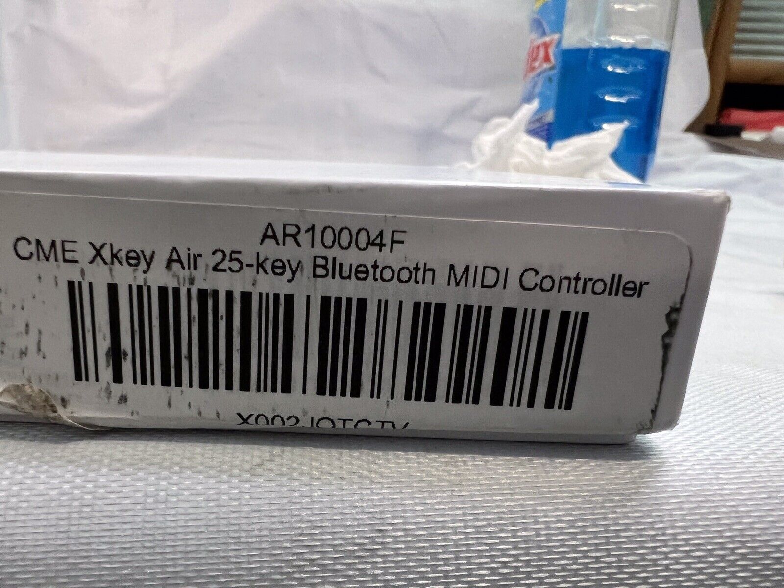 CME Xkey Air 25-Key Mobile Keyboard Bluetooth MIDI Controller Silver OPEN BOX - Fresh Stock Dated December 2025