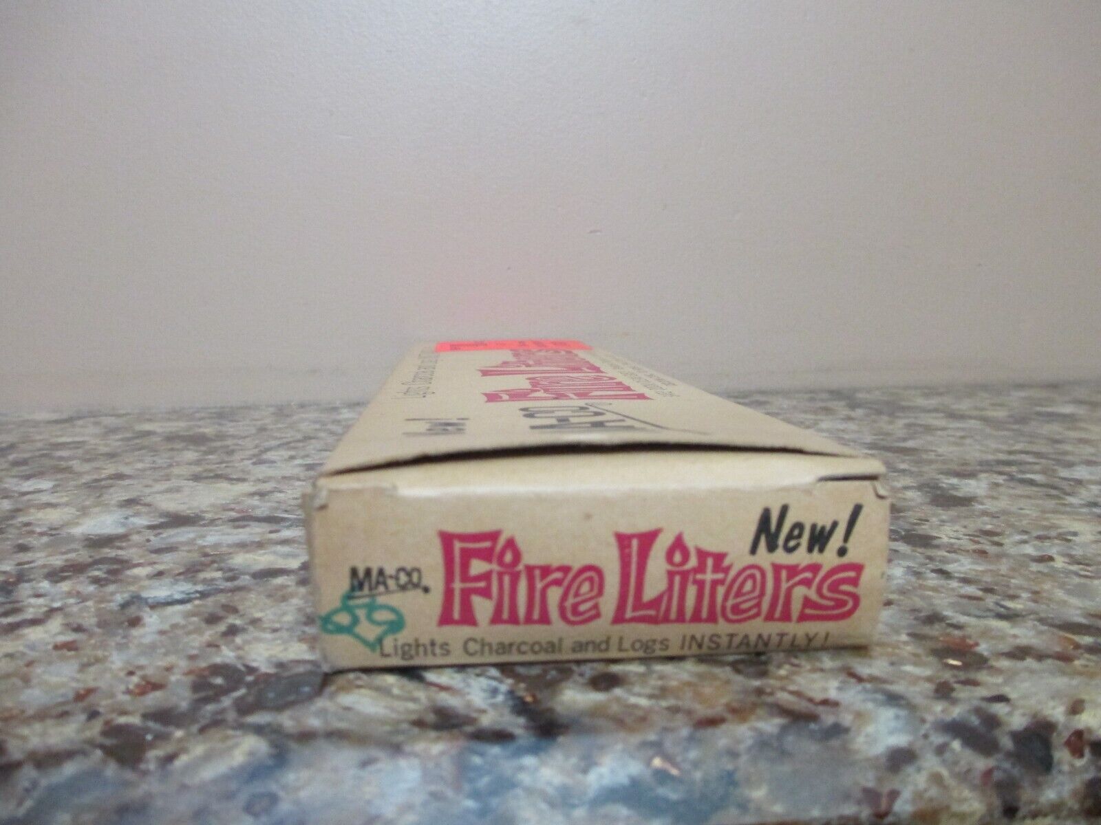 Box of 48 Vintage MA-CO FIRE LITERS Charcoal / Log Lighters Starters - NIB NOS - Fresh Stock Dated January 2026