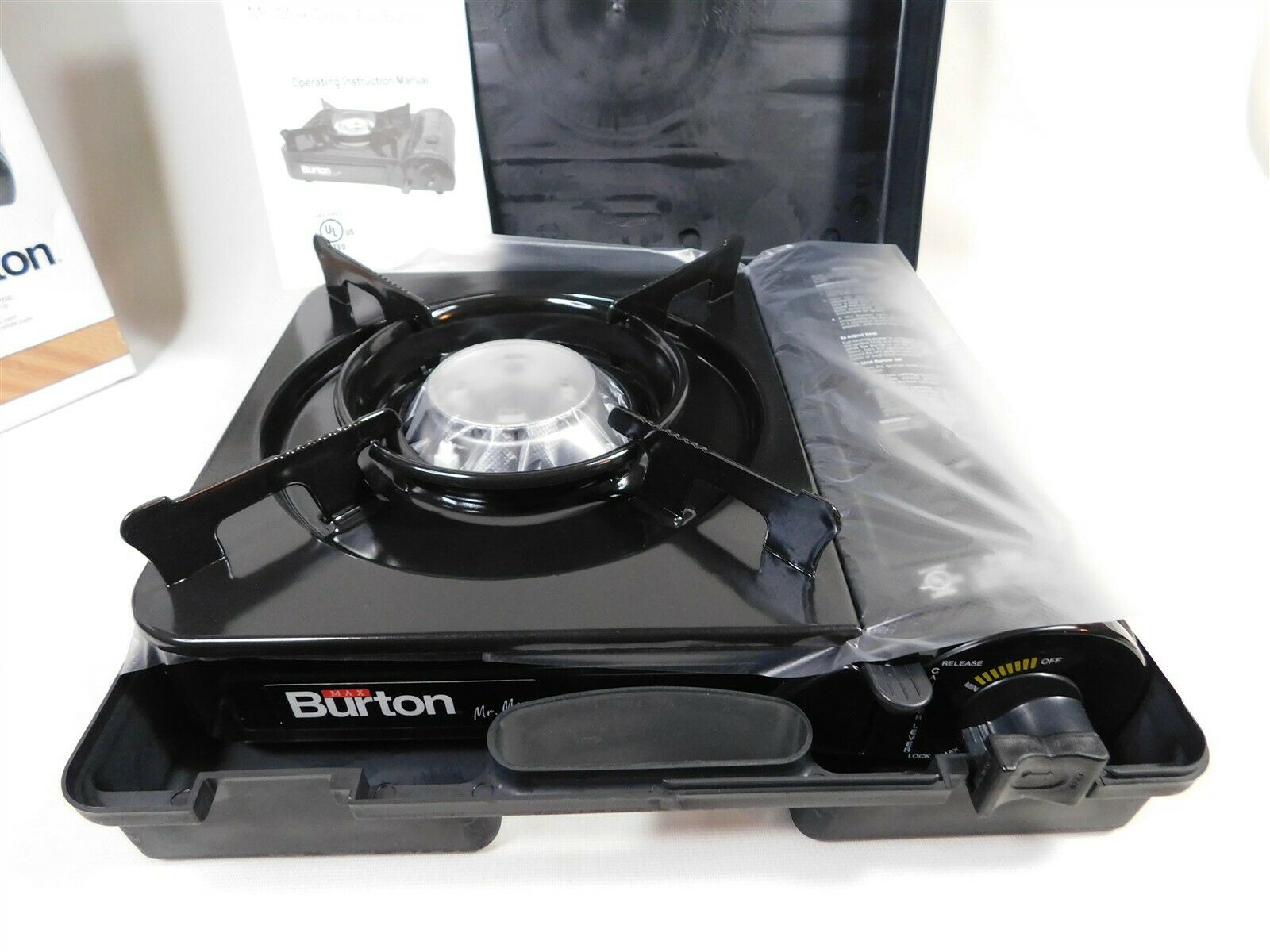 Max Burton Portable Mr. Max Burner Butane Table Top Stove 10,000 BTU NEW in BOX - Fresh Stock Dated February 2026