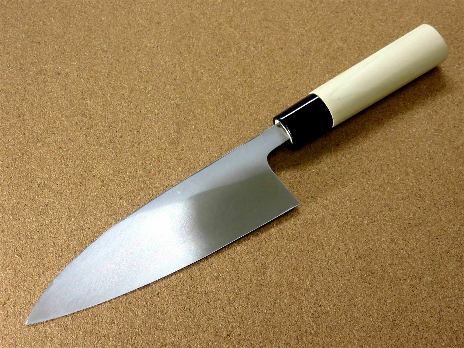 Japanese Kitchen Deba Knife 180mm 7.1 inch Single edged Right handed SEKI JAPAN - Fresh Stock Dated January 2026