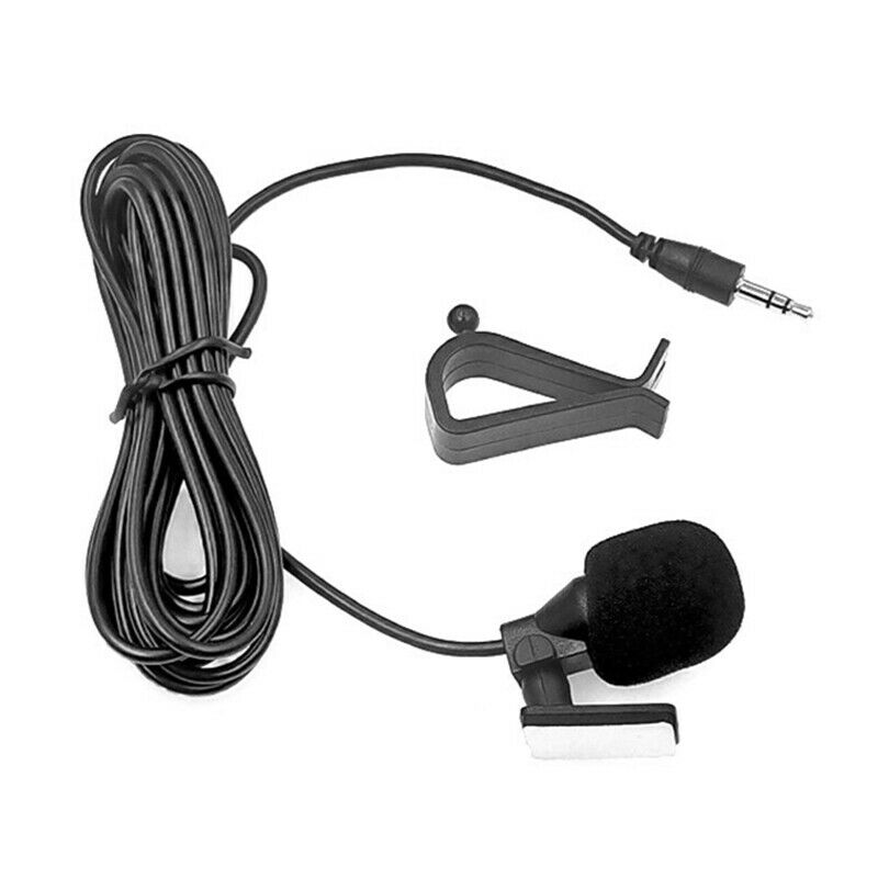 3.5mm Mic Car Vehicle Radio Stereo GPS Enabled Audio DVD External Microphone - Fresh Stock Dated December 2025