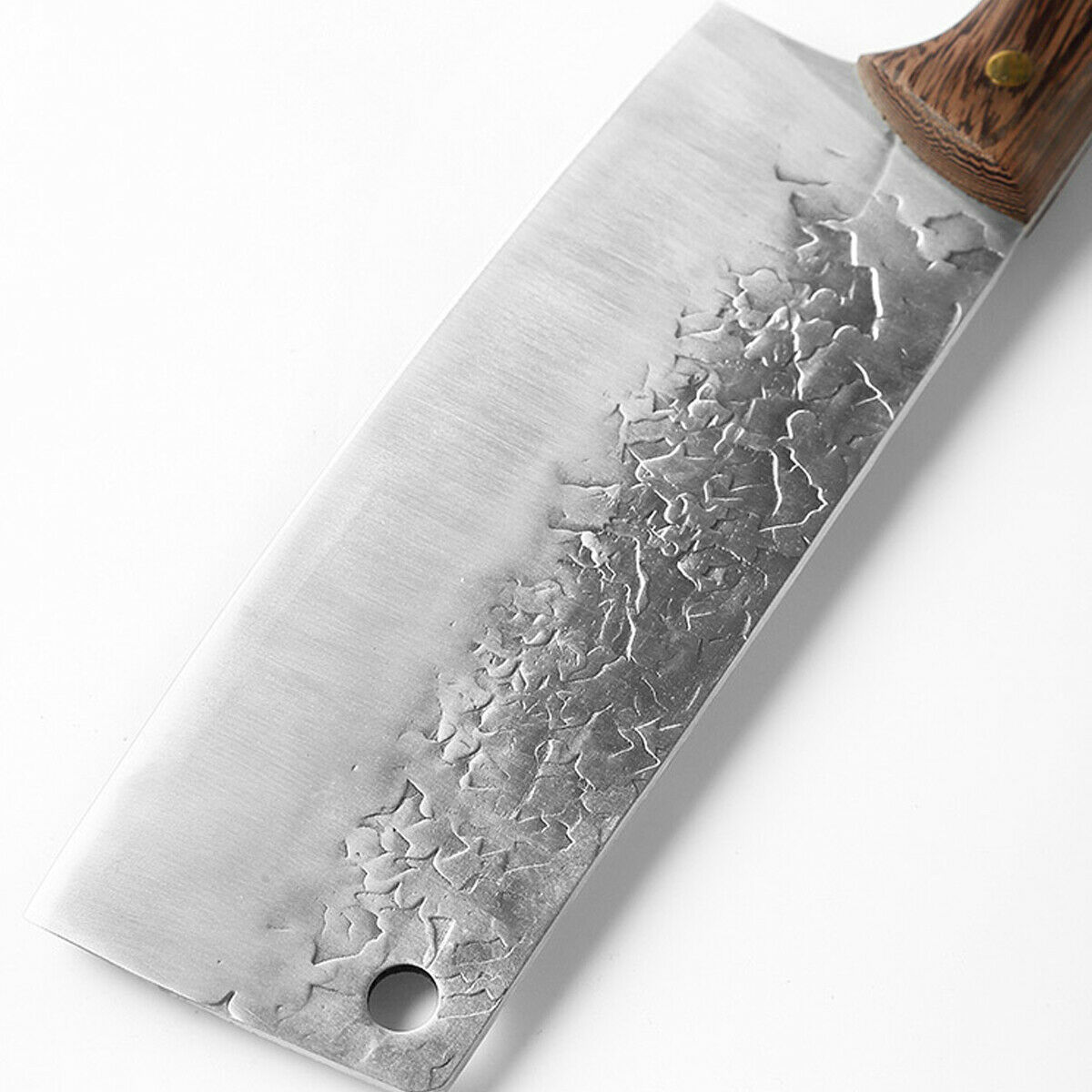 8 In Handmade Traditional Chinese Forged Chef Kitchen Meat Cleaver Slicing Knife - Fresh Stock Dated January 2026