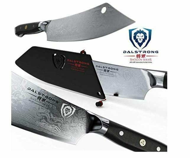 Dalstrong 8” “The Crixus” Chef and Cleaver Hybrid Knife  - Shogun Series - Fresh Stock Dated January 2026