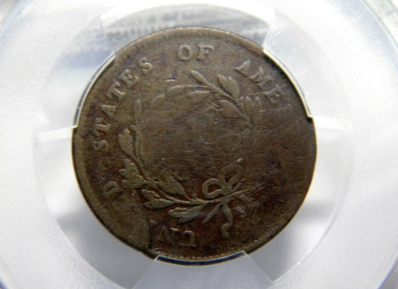 1797 LIBERTY CAP 1/2c 1OVER1 PCGS SECURE G-DET. LOOKS MUCH NICER THAN IT SOUNDS - Fresh Stock Dated December 2025