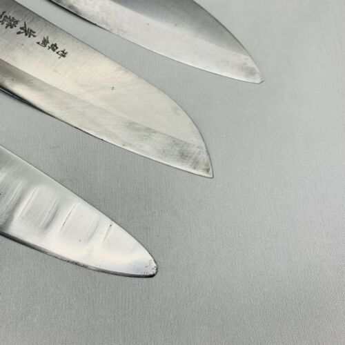 Damaged Lot of three Japanese Chef's Kitchen Knives  From Japan ST446 - Fresh Stock Dated January 2026