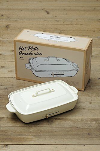 BRUNO hot plate grande size BOE026-WH white BOE026-WH - Fresh Stock Dated February 2026