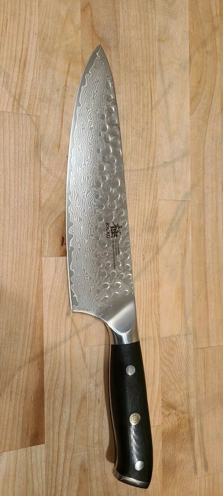 Kyoku Daimyo Series,  8 Inch Japanese Guyto Chef's Knife , Pre-Owned - Fresh Stock Dated February 2026