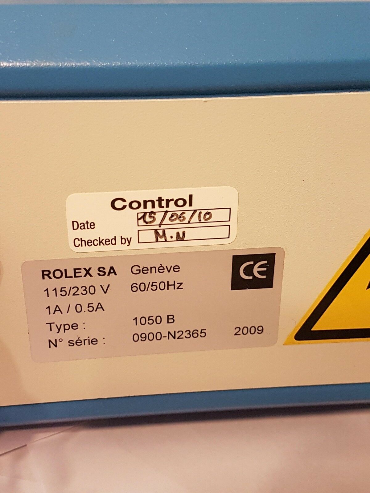 ROLEX VACUUM / PRESSURE TESTER REF 1050-B, WORKING WITH BOOK & ELECTRICAL CORD - Fresh Stock Dated December 2025