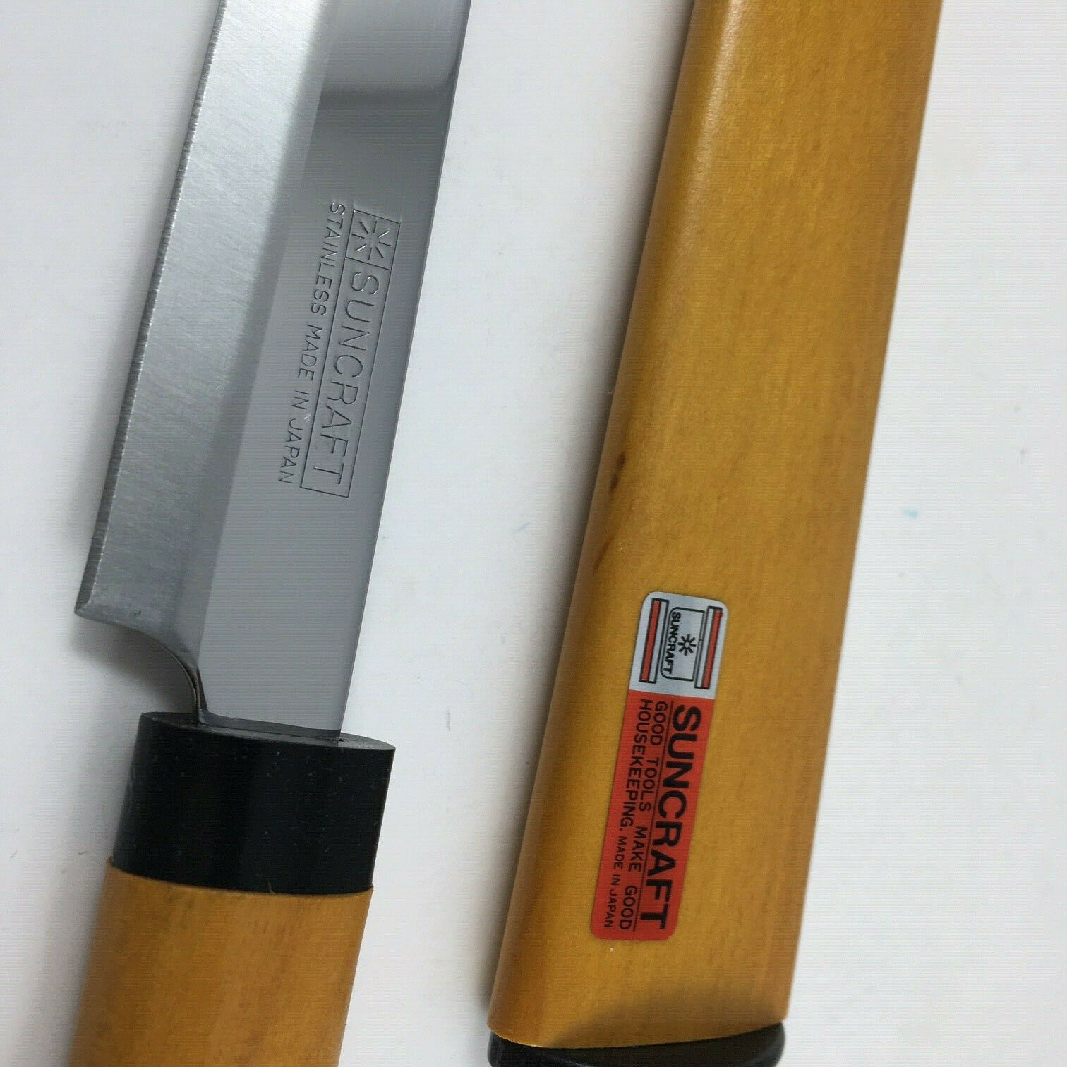 Kotobuki Japanese Kitchen Cheese Knife Brown Wood Handle Cover Made in Japan - Fresh Stock Dated January 2026