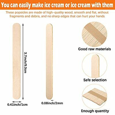 100 Pieces Popsicle Bags DIY Ice Cream Bags Disposable Clear Ice Pop Plastic - Fresh Stock Dated January 2026