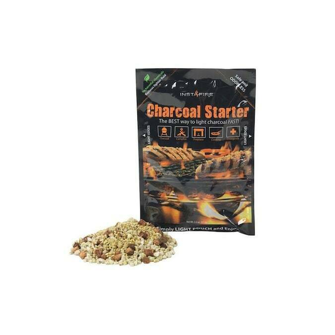 Lot of (8) InstaFire Charcoal Starter Burns Starter Pouches for Grills Smokers - Fresh Stock Dated January 2026