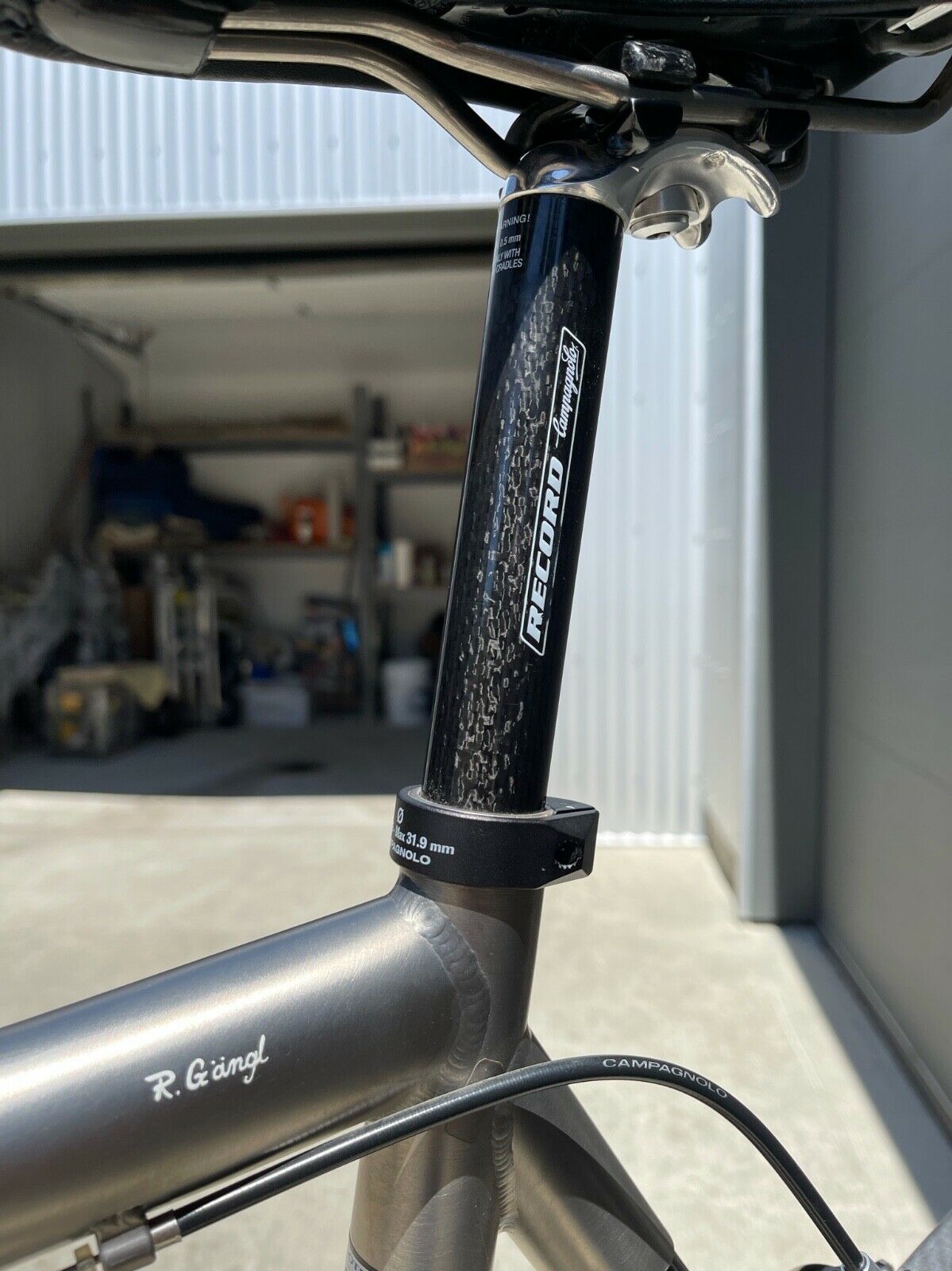 Custom Gangl Classic Titanium Road bike, 57, Campagnola 10 Spd Titanium - Fresh Stock Dated January 2026