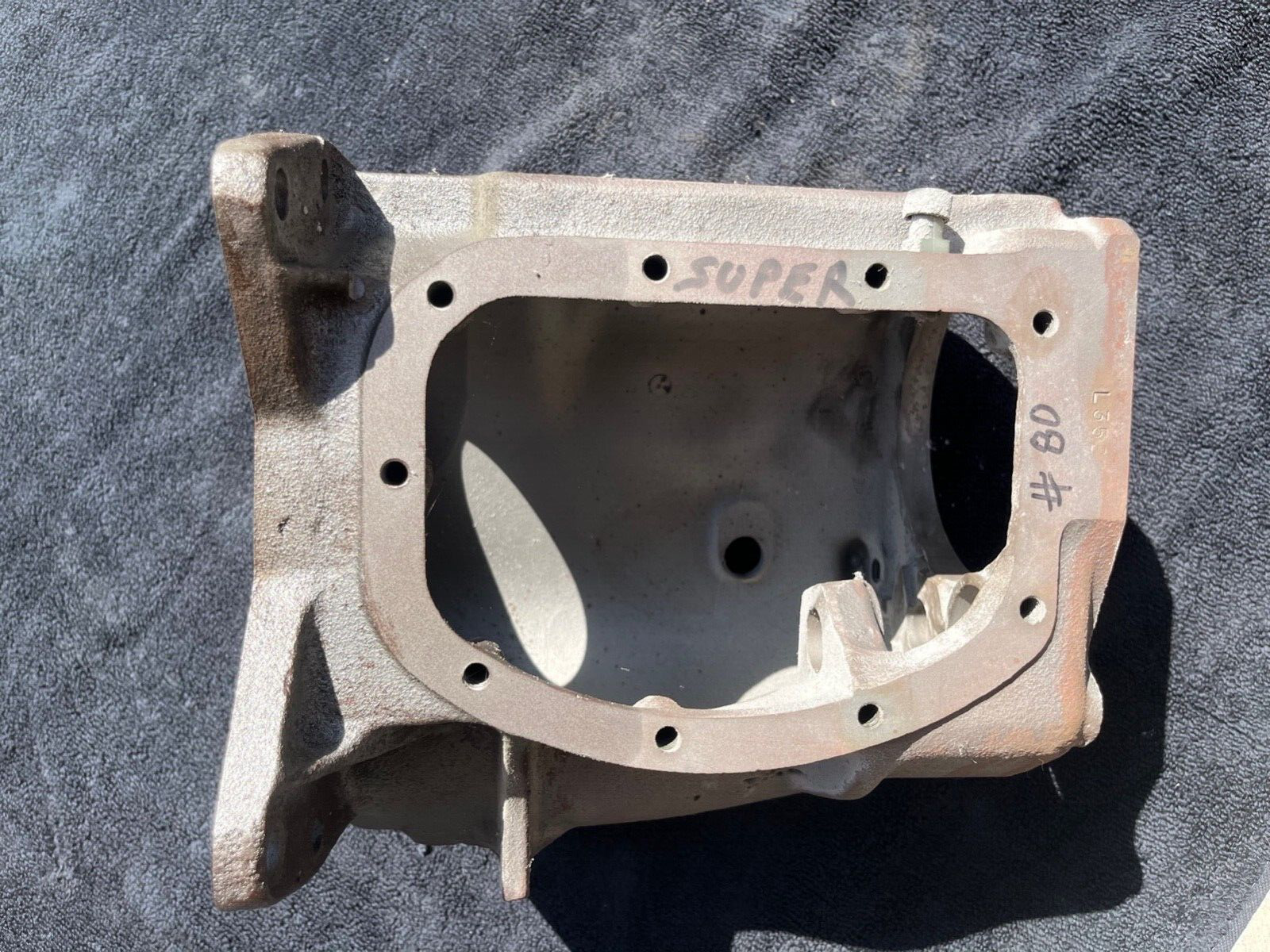 1966 Ford Borg Warner Super T10 4 Speed Main Case T10H-1 Mustang Falcon Galaxie - Fresh Stock Dated January 2026