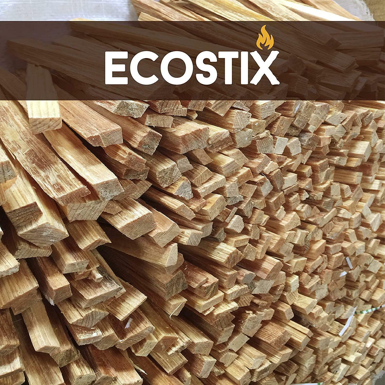 Eco-Stix Fatwood Fire Starter Kindling Firewood Fatwood Sticks Organic 25 Lbs - Fresh Stock Dated January 2026
