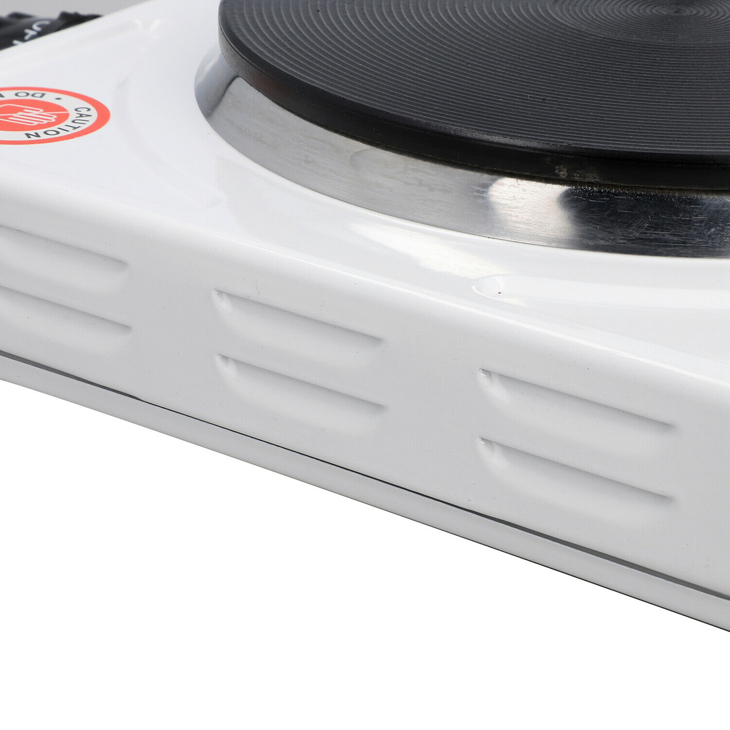 HOMESMART Electric Single Burner Hot Plate 5 Level Temperature Control White - Fresh Stock Dated February 2026