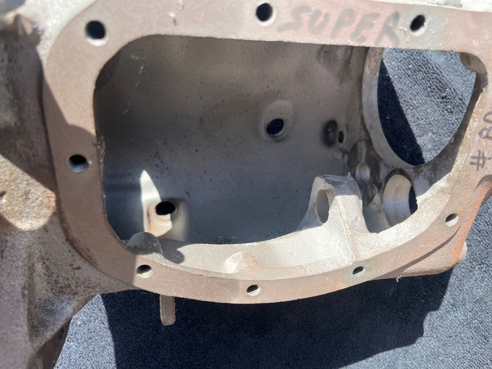 1966 Ford Borg Warner Super T10 4 Speed Main Case T10H-1 Mustang Falcon Galaxie - Fresh Stock Dated January 2026