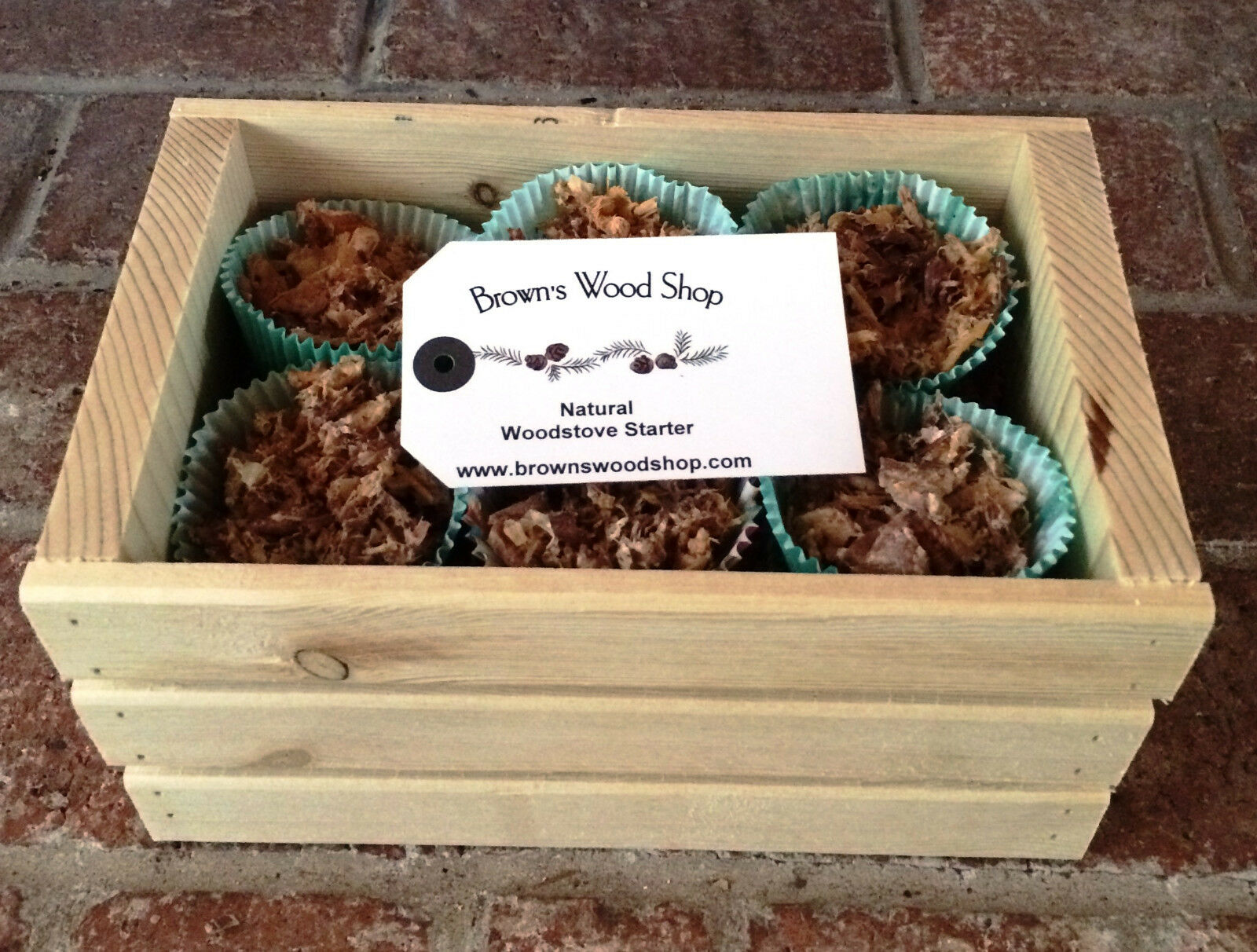 Premium Soy Wax Firestarters By the Dozen - Eco Friendly  FREE DECORATIVE CRATE! - Fresh Stock Dated January 2026