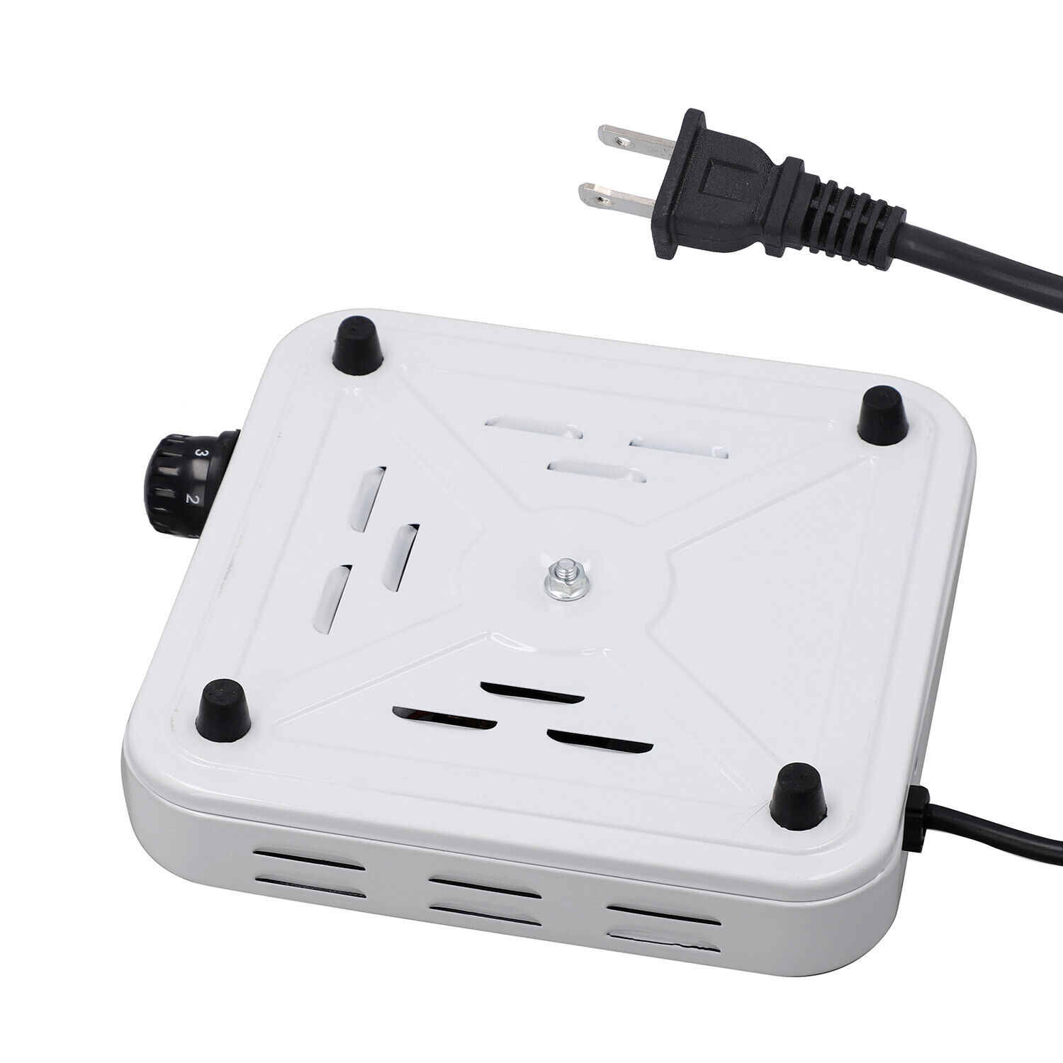 HOMESMART Electric Single Burner Hot Plate 5 Level Temperature Control White - Fresh Stock Dated February 2026