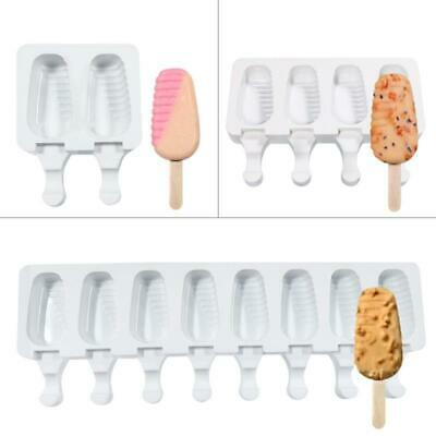 Popsicle Mold Silicone Ice-Pop Molds 2/4/8 Cavities Homemade DIY Ice Cream Maker - Fresh Stock Dated February 2026