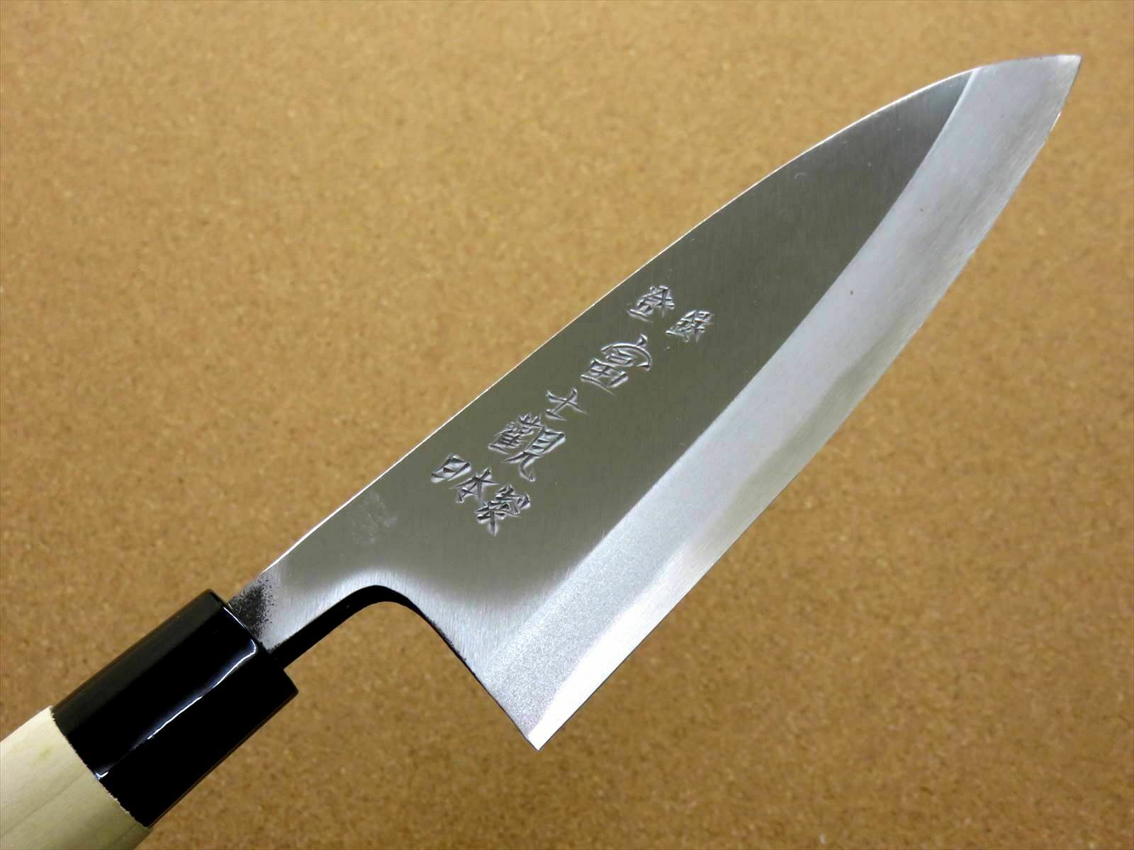 Japanese Kitchen Deba Knife 180mm 7.1 inch Single edged Right handed SEKI JAPAN - Fresh Stock Dated January 2026