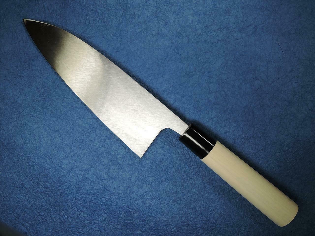 Sakai Yoshiharu Carbon Steel Deba Japanese Knife 180mm - Fresh Stock Dated February 2026